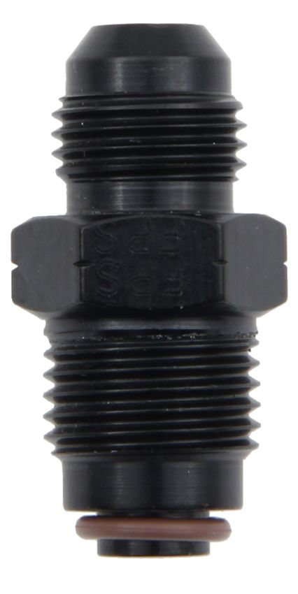 FRAGOLA FRG491963-BL Male Adapter Fitting #6 x 16mm x 1.5 FI Black
