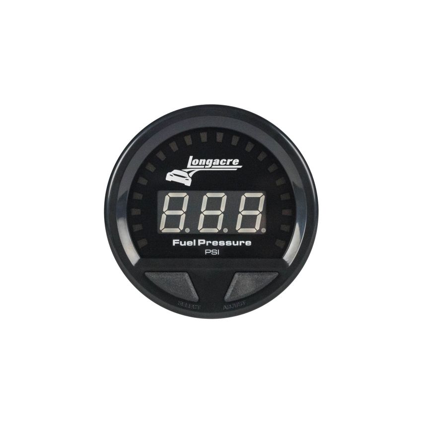 LONGACRE LON52-46858 Waterproof LED Fuel Pressure Gauge 0-15psi