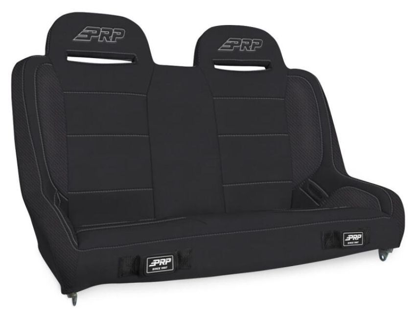 PRP Seats A9240-47-201 PRP Jeep Wrangler JKU/JLU Elite Series Rear Bench- Black Vinyl