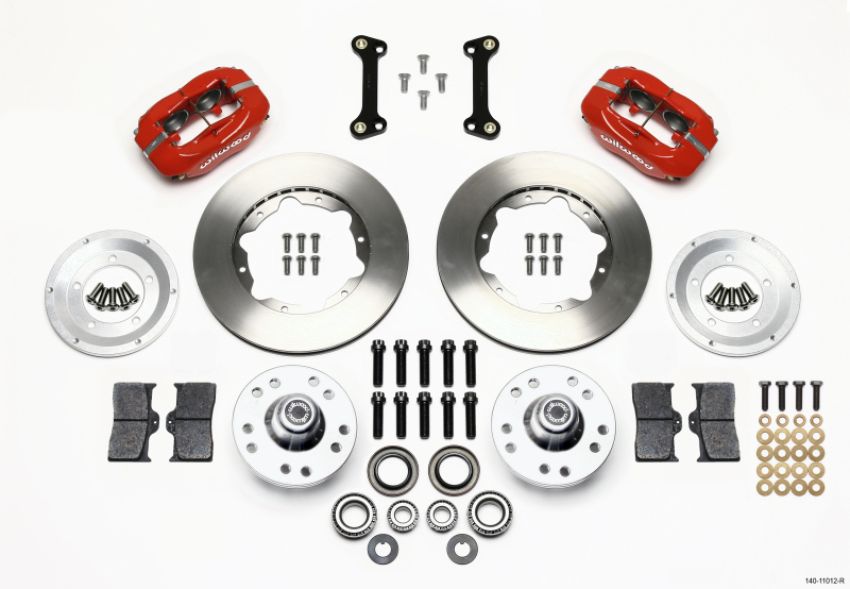 Wilwood 140-11012-R Forged Dynalite Front Kit 11.00in Red 82-92 Camaro//Firebird