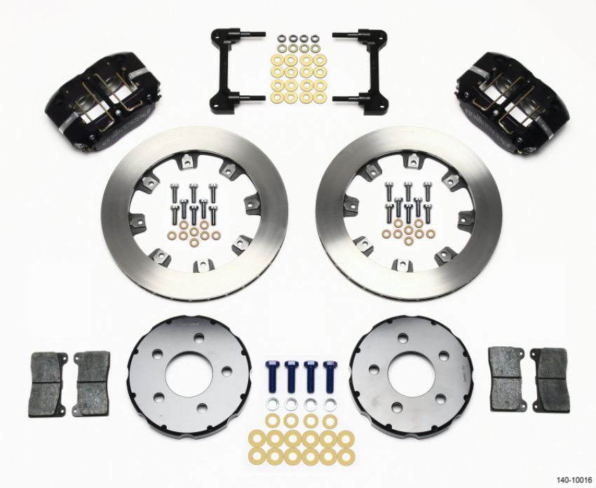 Wilwood 140-10016 Dynapro Radial Front Drag Kit 11.75in Vented 94-04 Mustang