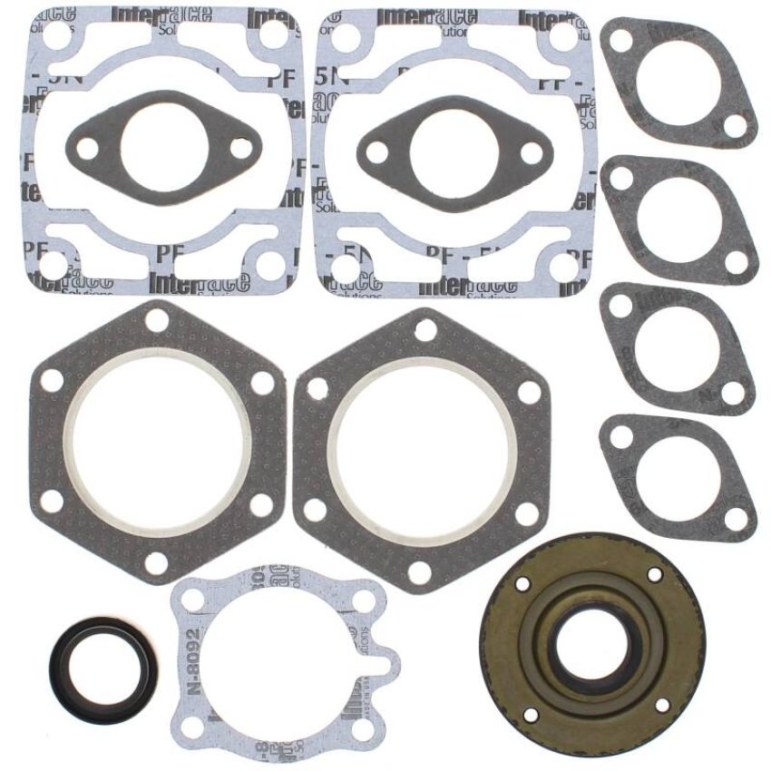 Vertex Pistons 711077 Vertex Gaskets 70-74 Polaris Charger/Charger SS/TX Complete Gasket Kit w/ Oil Seals
