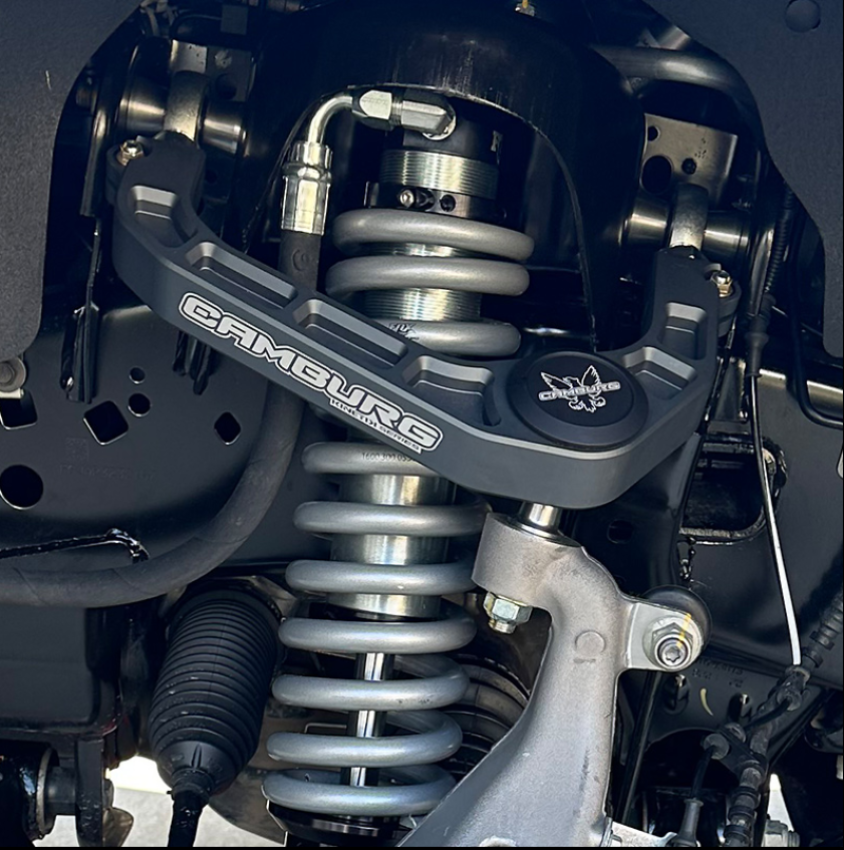 Camburg CAM-110211-GRY Ford F-150 2WD/4WD 21-23 KINETIK V2 Performance Billet Uniball Upper Arms