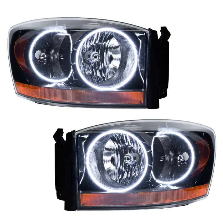 Oracle Lighting 7033-001 SMD Pre-Assembled Headlights, Black, White