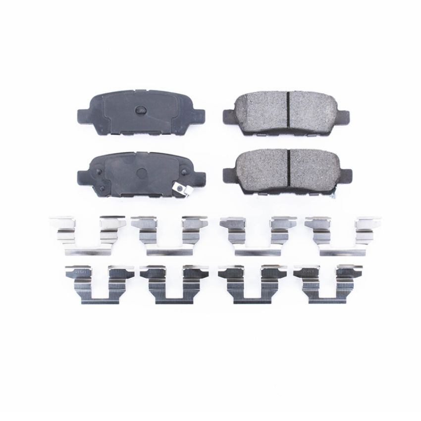 PowerStop 17-905 PowerStop - Z17 Low-Dust Ceramic Brake Pads with Hardware