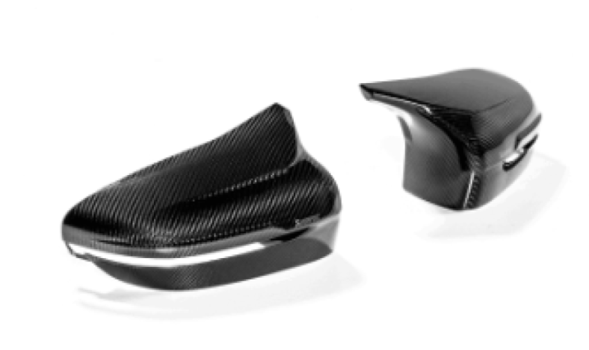 Akrapovic WM-BM/CA/3/G Carbon Fiber Mirror Cap Set - High Gloss