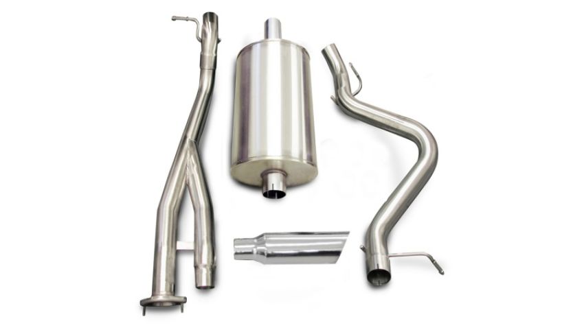 CORSA Performance 24279 Corsa 2003-2007 -06 Chevrolet Silverado Short Bed SS 6.0L V8 Polished Sport Cat-Back Exhaust