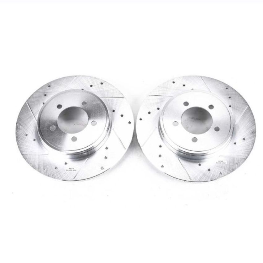 PowerStop AR8593XPR PowerStop Evolution Performance Drilled, Slotted & Plated Brake Rotor Pair