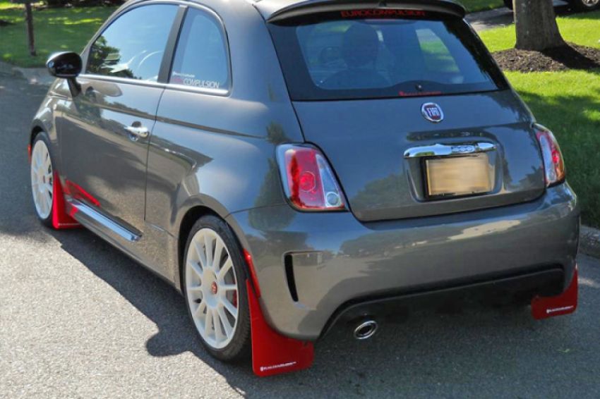 Rally Armor MF25-UR-RD/WH Red Mud Flap/White Logo