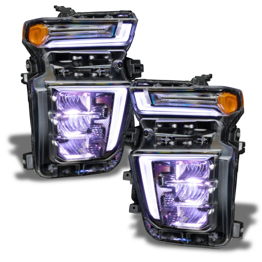 Oracle Lighting 1453-334 2020-2021 Silverado HD 2500/3500 ColorSHIFT(tm) RGB Headlight Demon Eye Kit