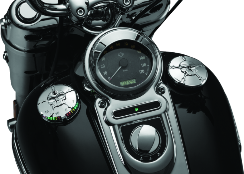 Kuryakyn 7358 Zombie Gas Cap Vented Chrome