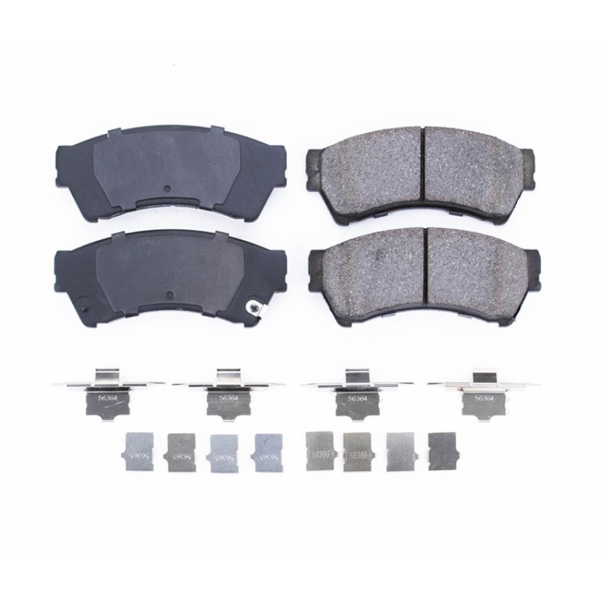 PowerStop 17-1164 PowerStop - Z17 Low-Dust Ceramic Brake Pads with Hardware