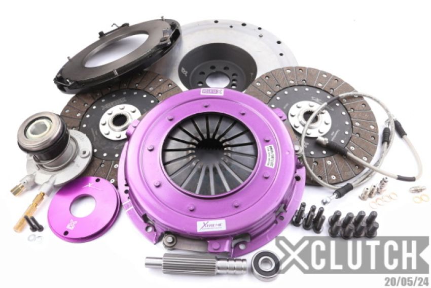 XCLUTCH XKGM27634-2G 09-15 Cadillac CTS V 6.2L 10.5in Twin Solid Organic Clutch Kit