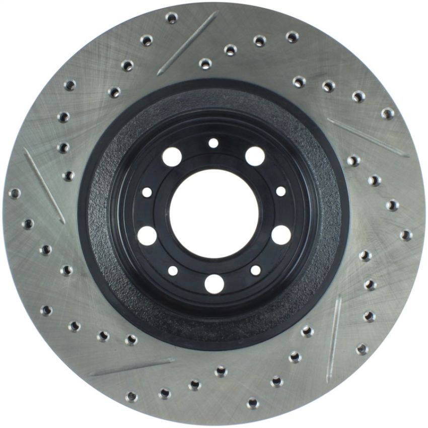 Stoptech 127.39023L Slotted & Drilled Sport Brake Rotor
