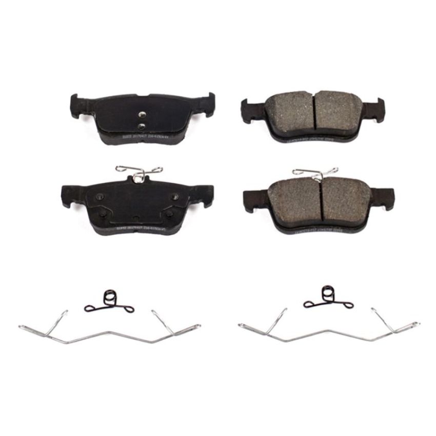 PowerStop 17-1833 PowerStop - Z17 Low-Dust Ceramic Brake Pads with Hardware