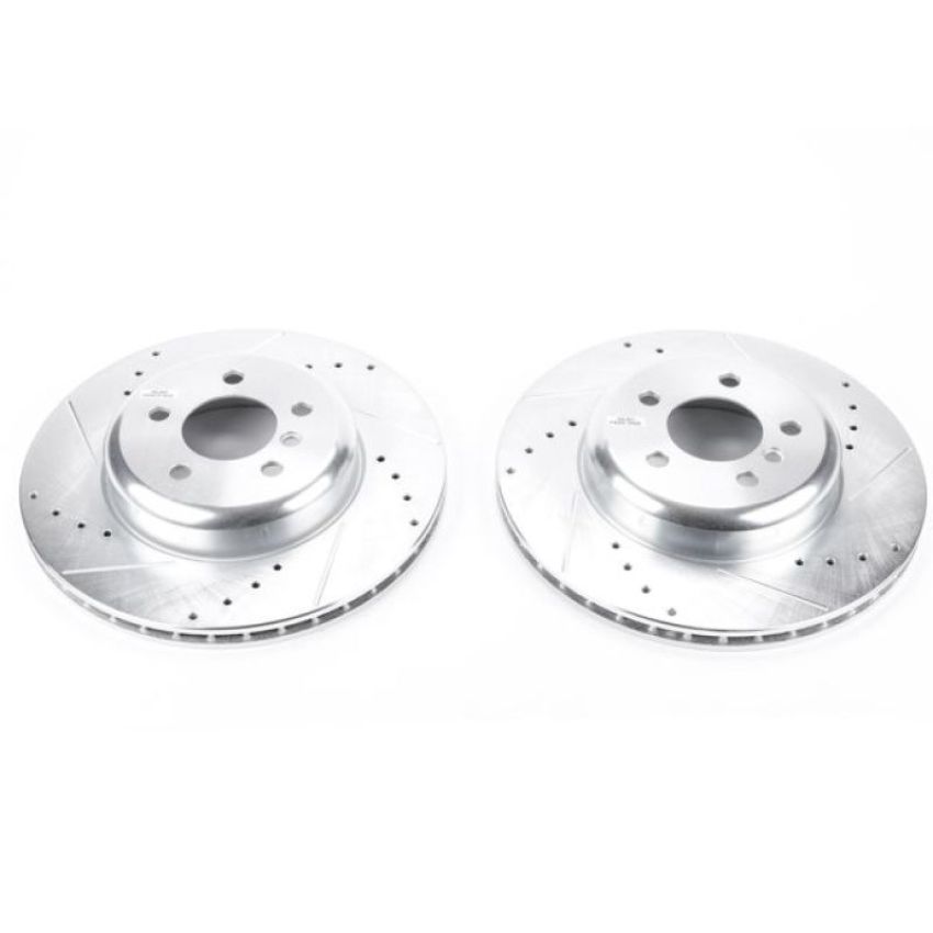 PowerStop EBR1416XPR PowerStop Evolution Performance Drilled, Slotted & Plated Brake Rotor Pair