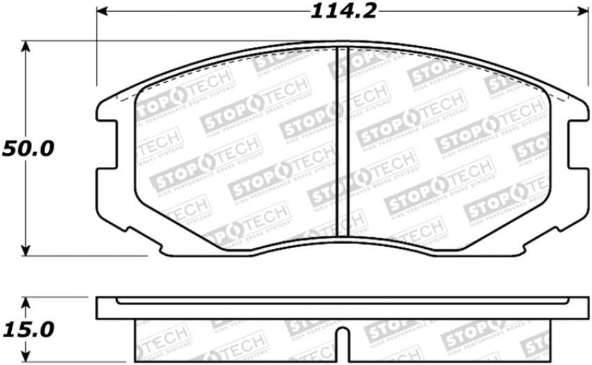 Stoptech 308.06020 Street Brake Pads - Front