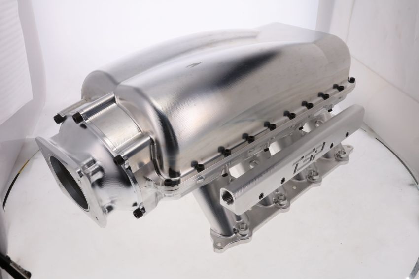Top Street Performance 84064 TSP Ford 5.0L Coyote V Series Natural Billet Aluminum Intake Manifold