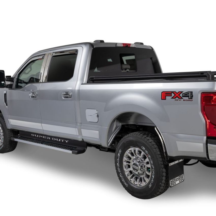 Putco 9751428 99-10 Ford SuperDuty Crew Cab 6.5ft Short Box - 8in Wide - 12pcs SS Rocker Panels