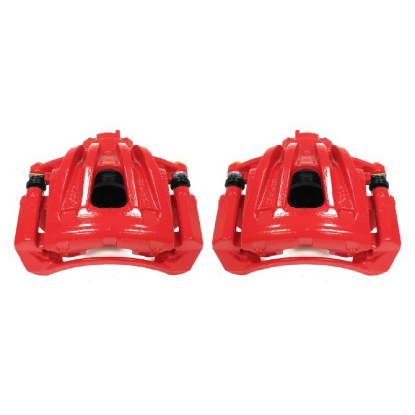 PowerStop S4844 Red Powder Coated Calipers