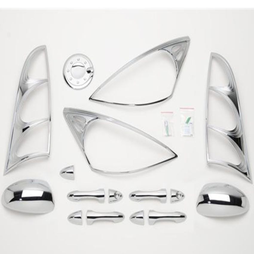 Putco 405070 00-04 Ford Focus (4 Door) DH/MC/TL/HL/FTC Chrome Trim Accessory Kits