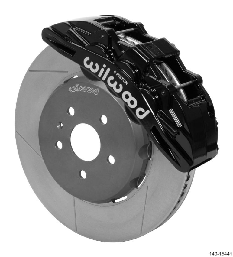 Wilwood 140-15441 SX6R Front Brake Kit 15in Lug Drive Rotor w/ Lines 16-19 Chevrolet Camaro