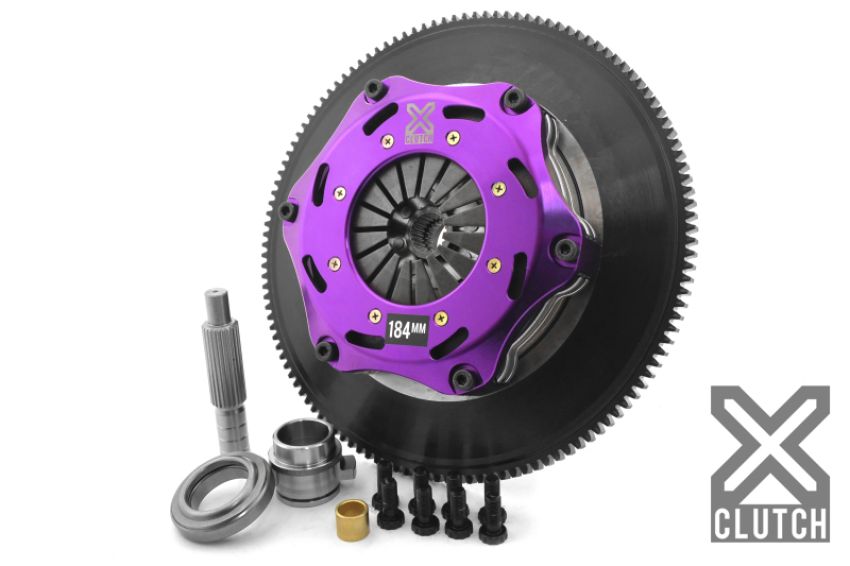 XCLUTCH XKNI18528-2E 90-96 Nissan 300ZX Turbo 3.0L 7.25in Twin Solid Ceramic Clutch Kit