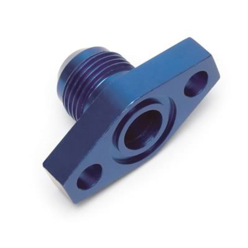 Russell Performance -10 AN Blue Oil Drain to Male Fitting (Includes Viton O-ring)