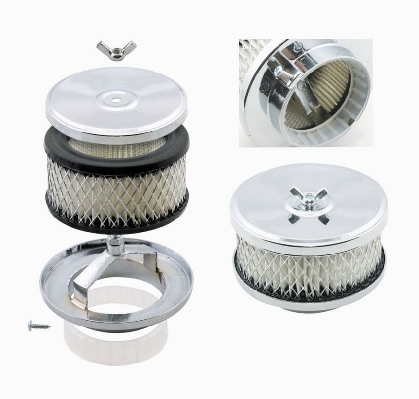 MR. GASKET MRG4354 4in Chrome Air Cleaner