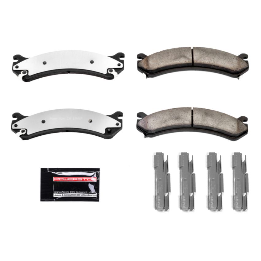 PowerStop Z36-784 PowerStop - Z36 Truck and SUV Carbon-Fiber Ceramic Brake Pads with Hardware Kit