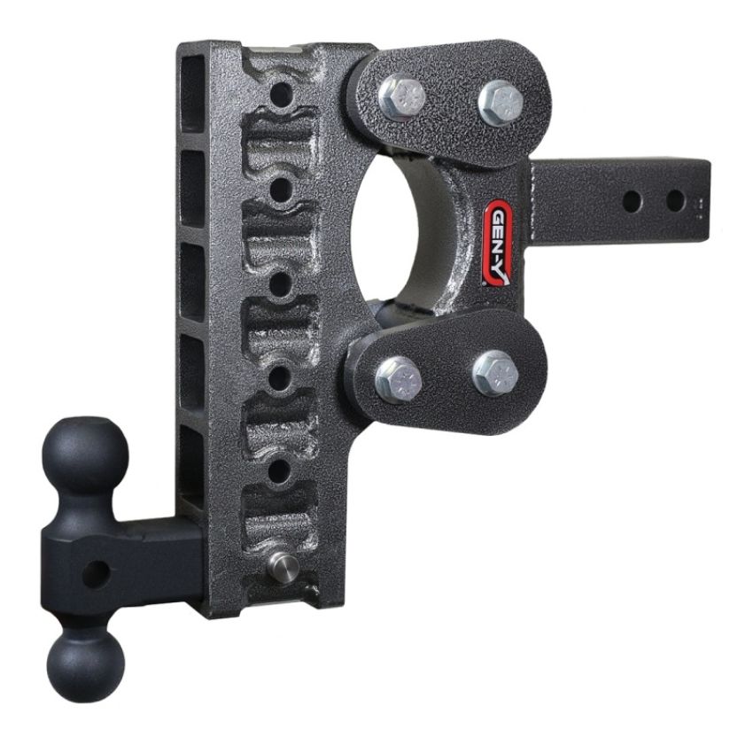 GEN-Y Hitch GH-2316 Gen-Y The Boss Torsion-Flex 2.5in Shank 10in Drop 1.1K TW 10K Hitch w/GH-031 Dual-Ball