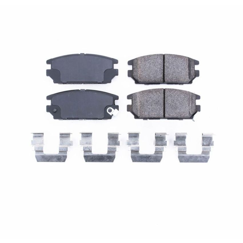 PowerStop 17-532 PowerStop - Z17 Low-Dust Ceramic Brake Pads with Hardware