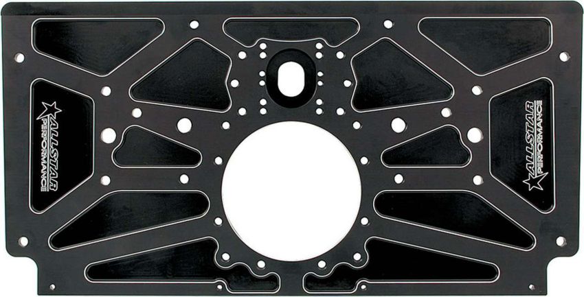 ALLSTAR PERFORMANCE ALL38126 Sprint Rear Motor Plate Black