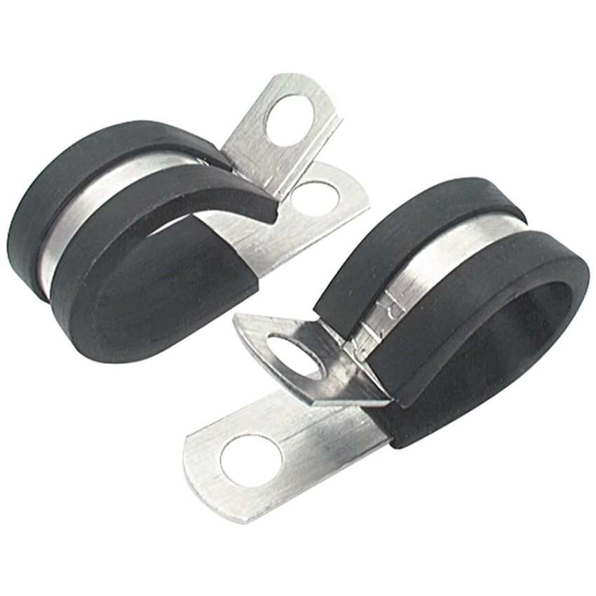 ALLSTAR PERFORMANCE ALL18303 Aluminum Line Clamps 1/2in 10pk