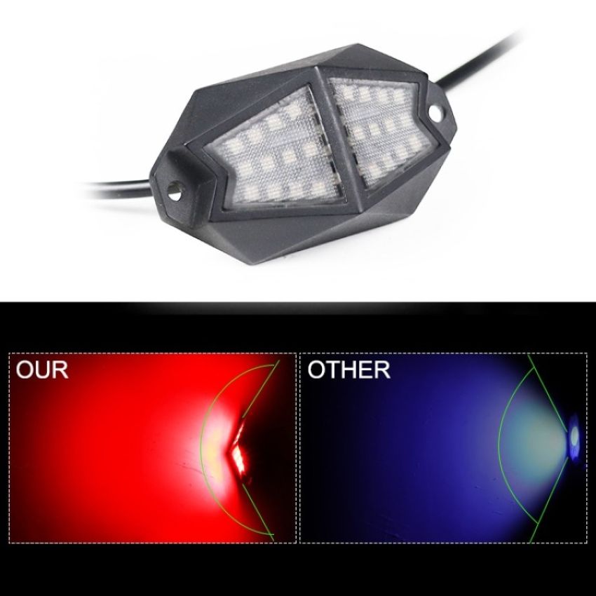 Whip It 25-800 Led Rock Light 8 Pod