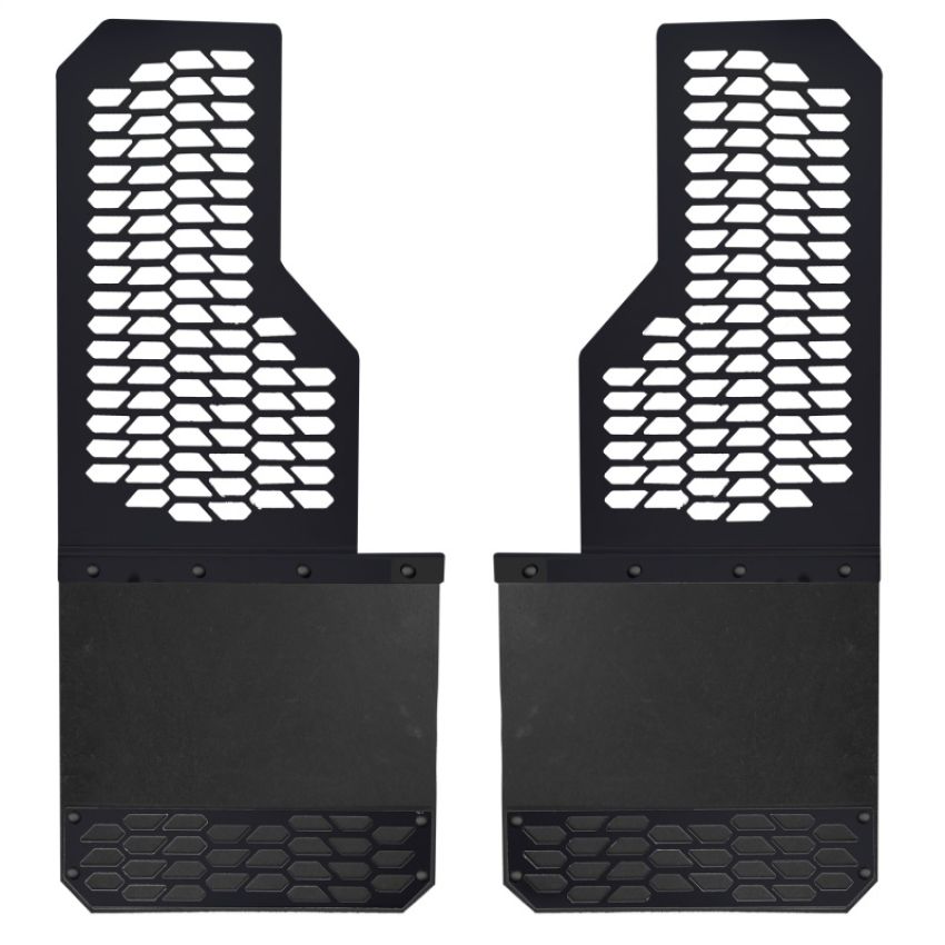 Putco 78260 10-18 Ram HD Dually - (Fits Front) - Set of 2 Mud Skins - HDPE w/ Hex Shield