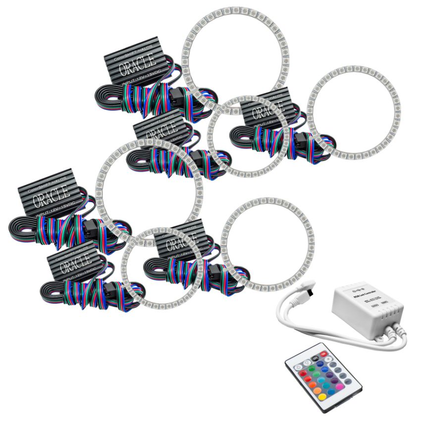 Oracle Lighting 2683T-504 ColorSHIFT(tm) Triple Halo Kit, ColorSHIFT(tm) - Simple
