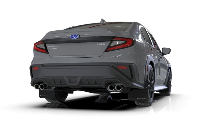 Rally Armor MF92-UR-BLK/DGRY Black Mud Flap/Dark Grey Logo