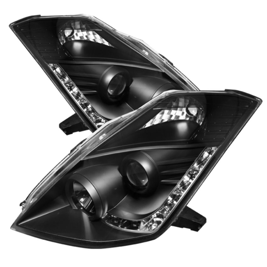 SPYDER 5042316 Projector Headlights - DRL - Black