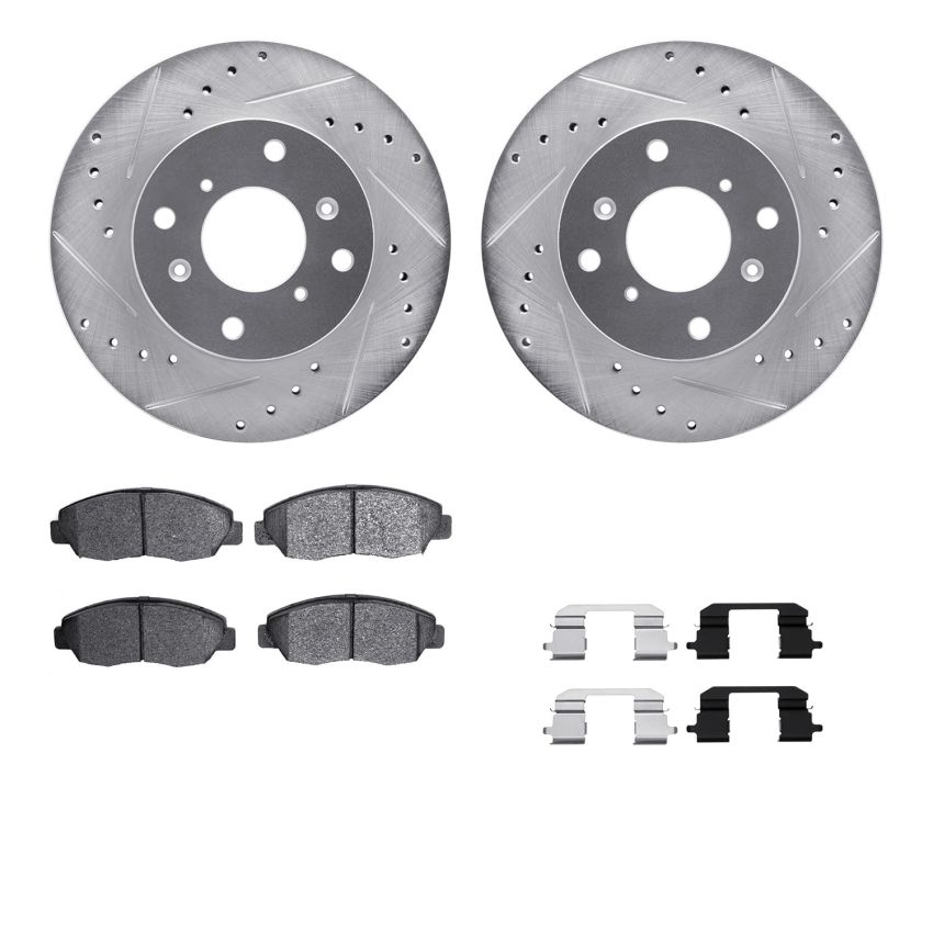Dynamic Friction 7512-59027 Rotor Kit