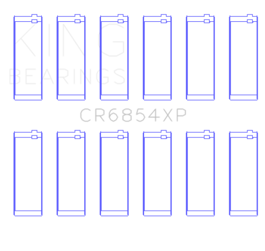 King BMW 95 M3 S50830 (Size STD) Performance Rod Bearing Set