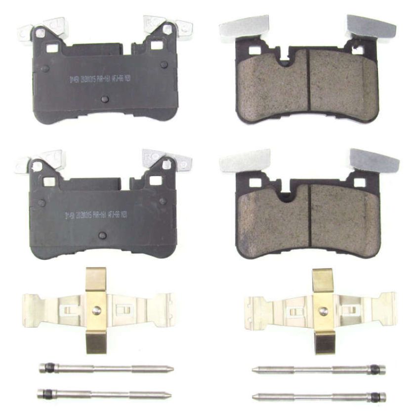 PowerStop 17-1450 PowerStop - Z17 Low-Dust Ceramic Brake Pads with Hardware