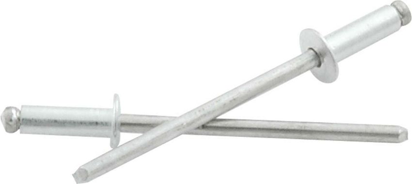ALLSTAR PERFORMANCE ALL18190 1/8in Alum Rivet Silver 500Pk  1/8in-1/4in