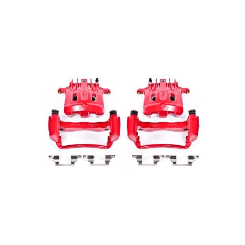 PowerStop S4690 Red Powder Coated Calipers