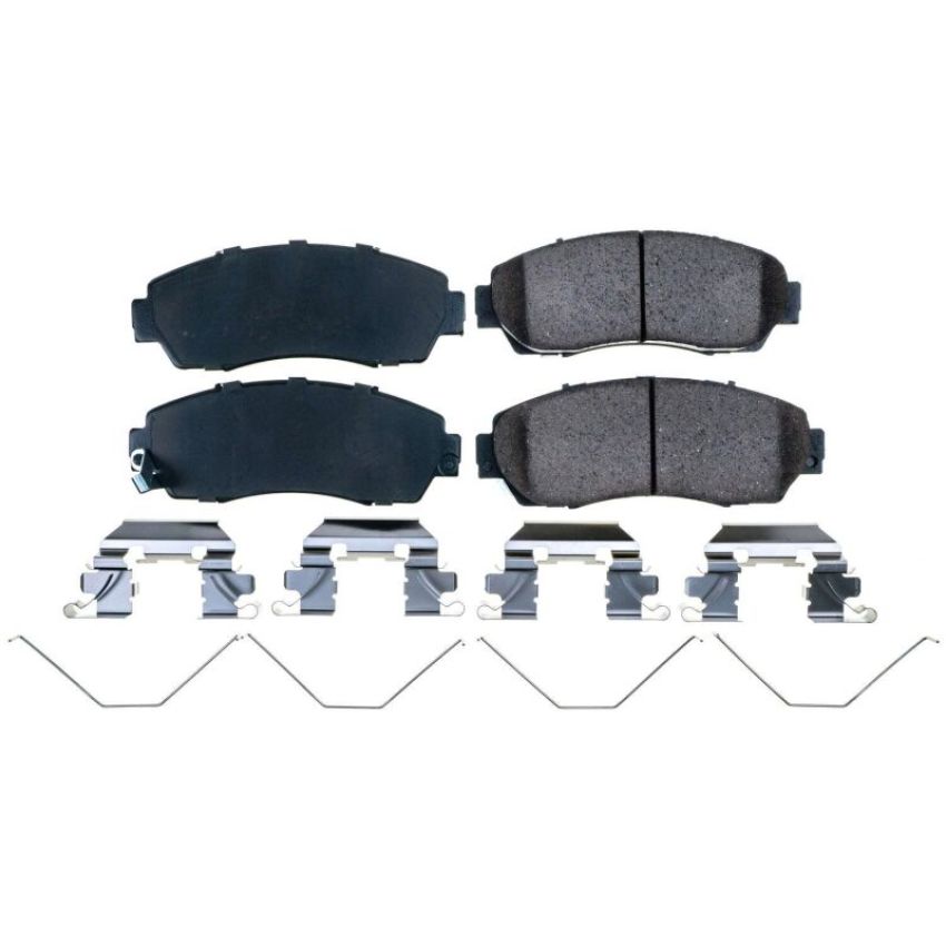 PowerStop 17-1521N PowerStop - Z17 Low-Dust Ceramic Brake Pads with Hardware