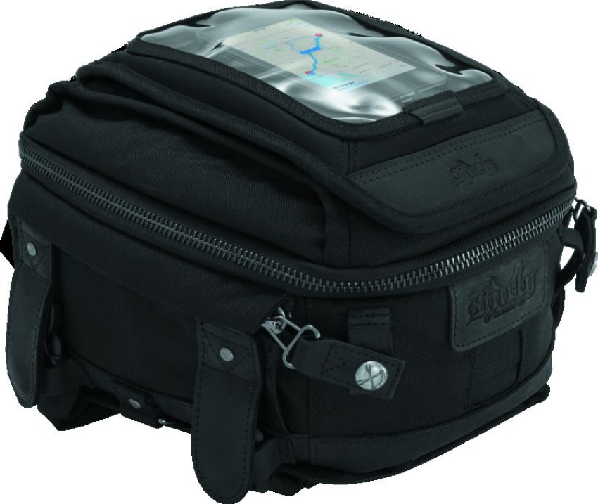 Burly Brand B15-1010B Voyager Tank/Tail Bag - Black