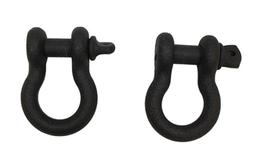 Fishbone Offroad FB21039 Black 3/4 in. D-Ring Set FB21039
