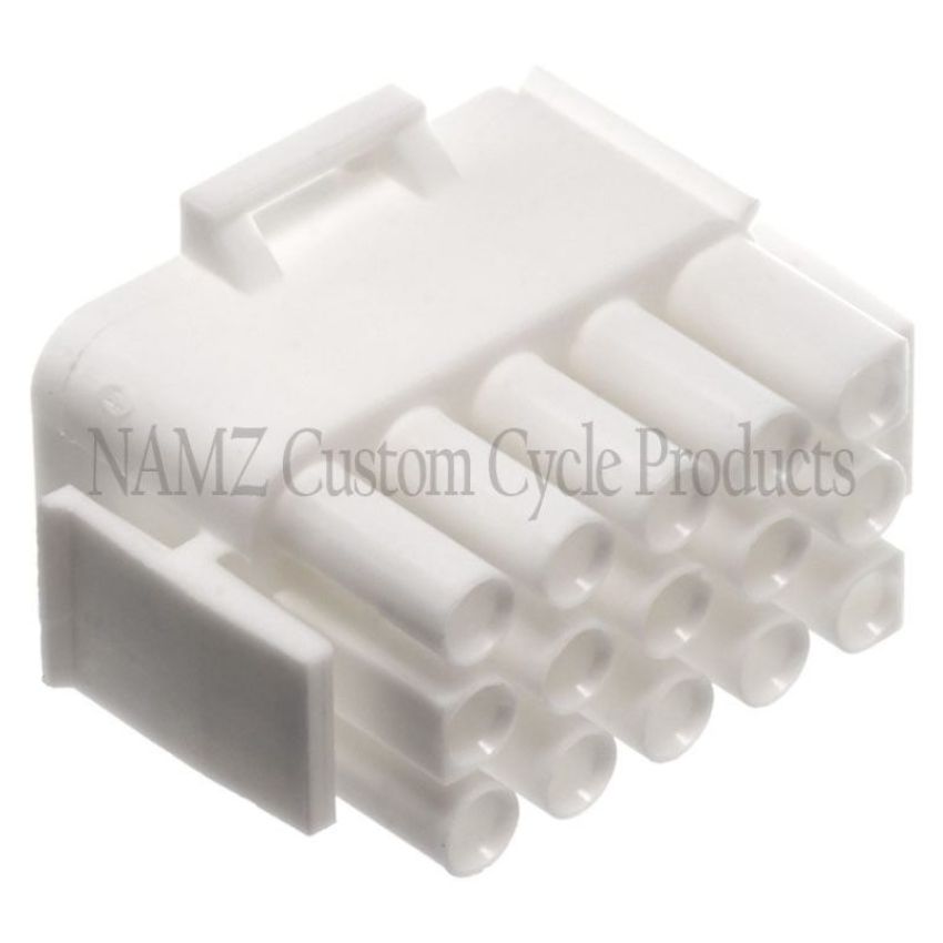 NAMZ NA-350736-1 AMP Mate-N-Lock 15-Position Female Wire Plug Connector w/Wire & Interface Seals