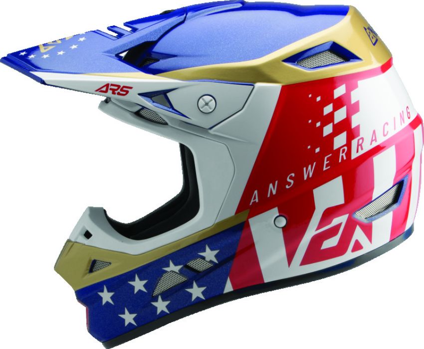 Answer 446332 AR5 Rally Helmet Mips Red/White - Small