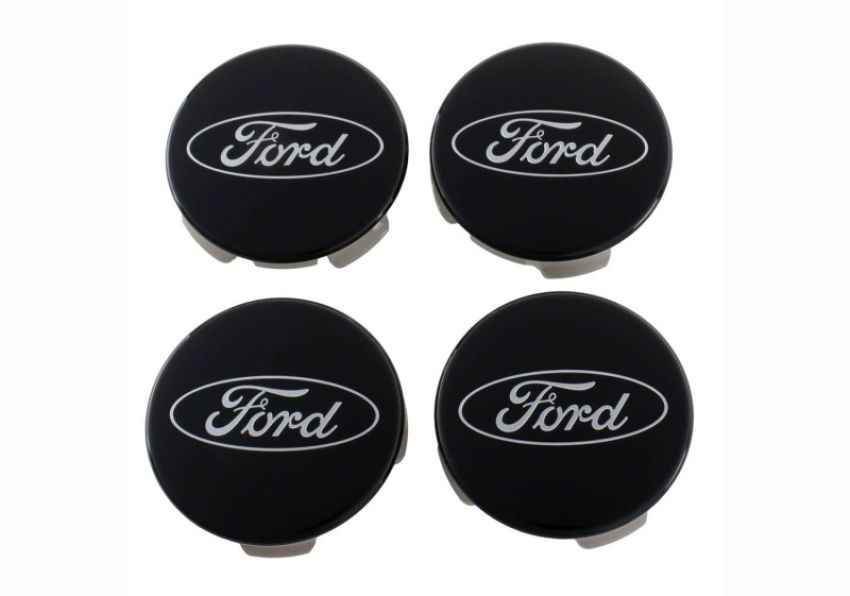 Ford Racing M-1096K-BCT Ford Truck/SUV Black And Chrome Wheel Center Cap Kit
